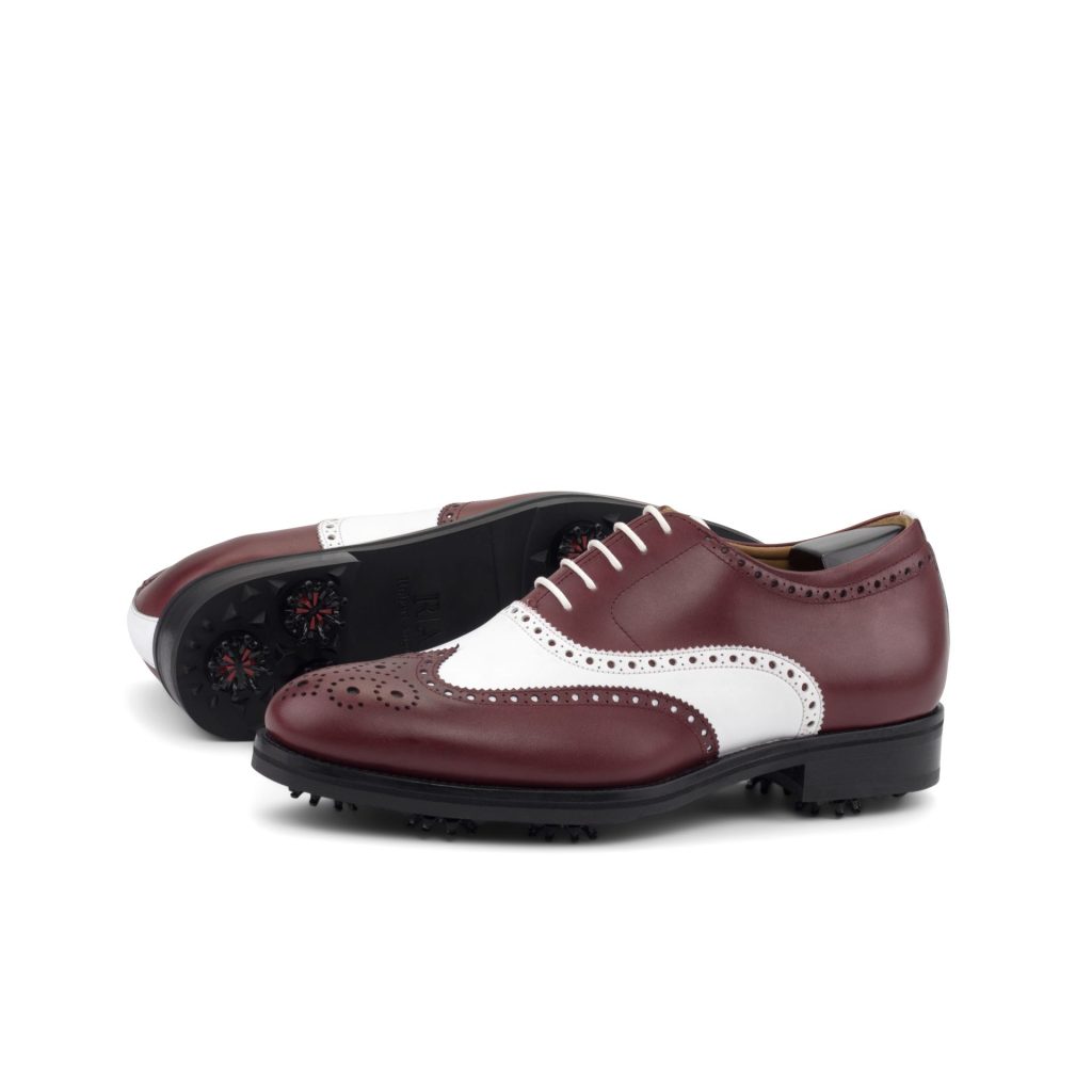 NEW $400 Justin Boots Golf Shoes! Maroon Handcrafted Leather Dress Shoe Style NEW $550 Justin Boots Golf Shoes! 9 NARROW Black Handcrafted  main image 3