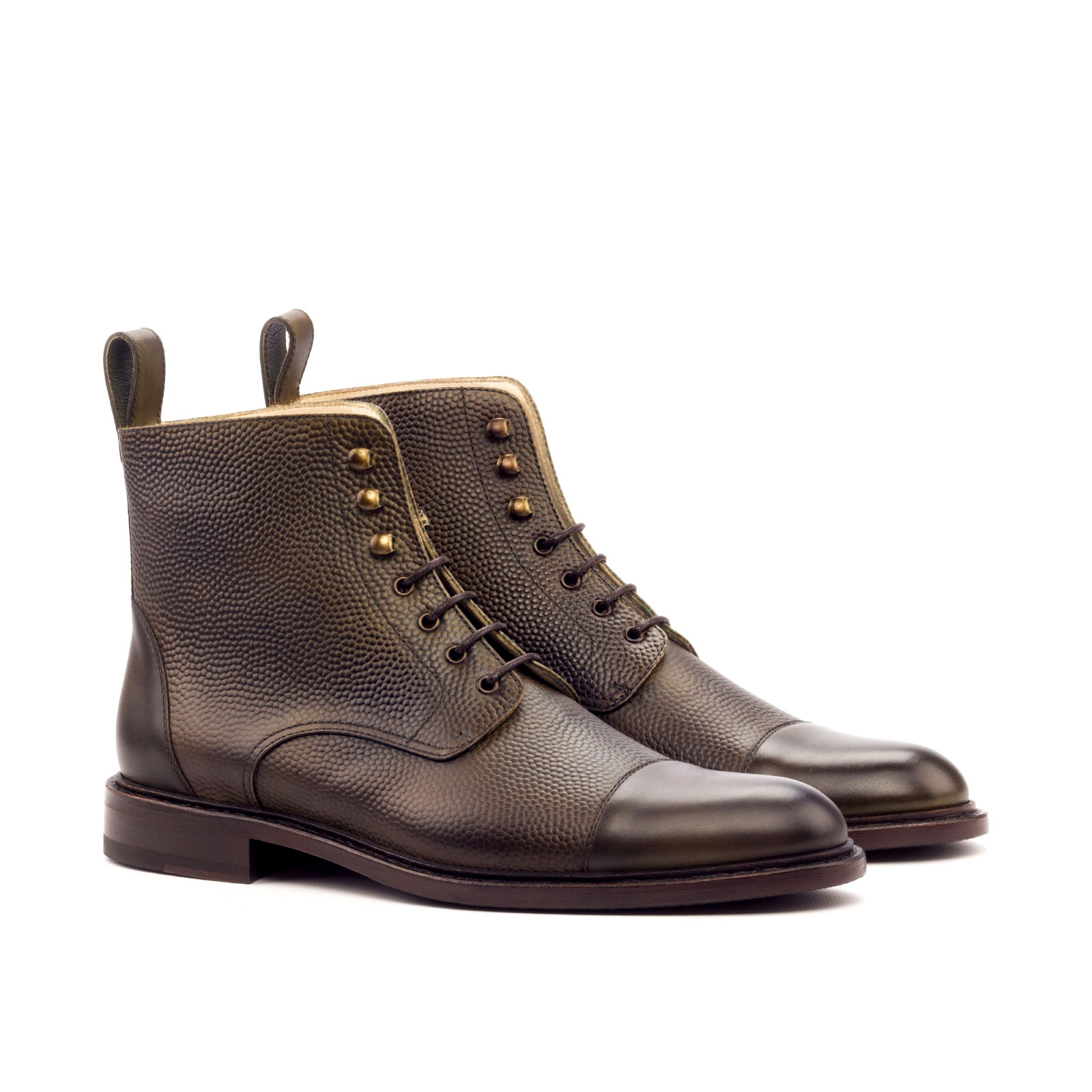 The Canal St. Women's Lace Up Captoe Boot No. 3078