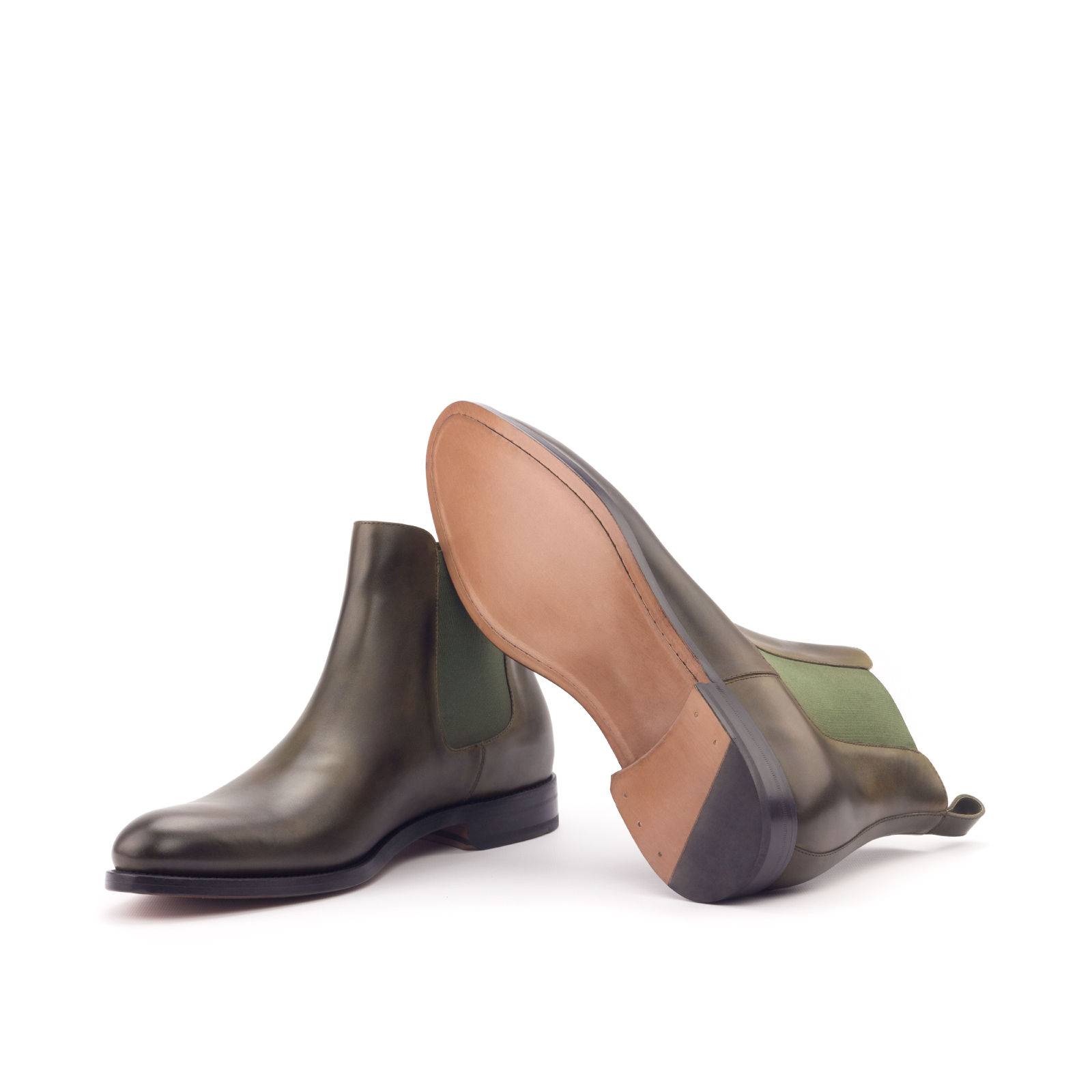 Olive Green Men's Chelsea Boots
