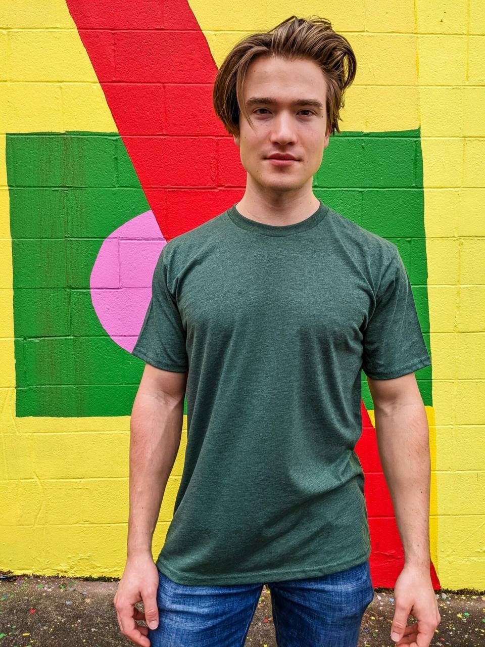 The Eco Tee - Heather Pine