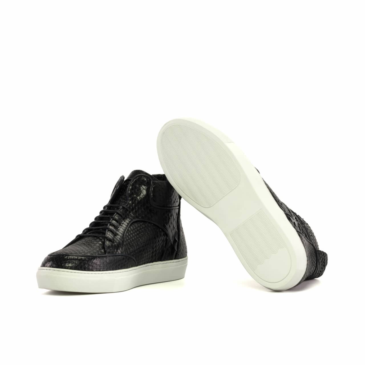 The Wells St. High Top Sneaker No. 5427 | Genuine Python | Robert August
