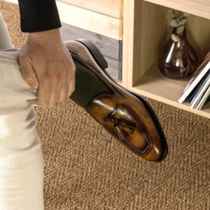 Cognac Hand Patina Men's Goodyear Welt Loafers