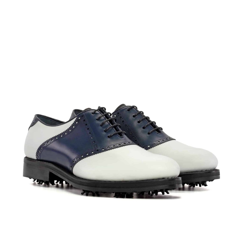 新品　LAMBDA ユニオンジャック ゴルフシューズ EU35 The-Lincoln-Ave.-Saddle-Shoe-