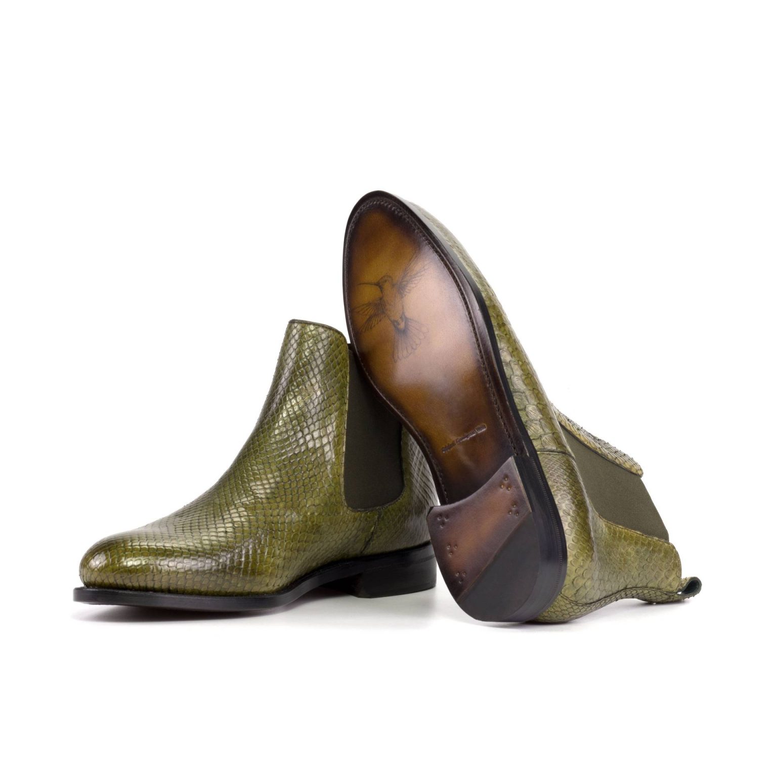 The Fulton St. Chelsea Boot No. 5795 | Genuine Python | Robert August
