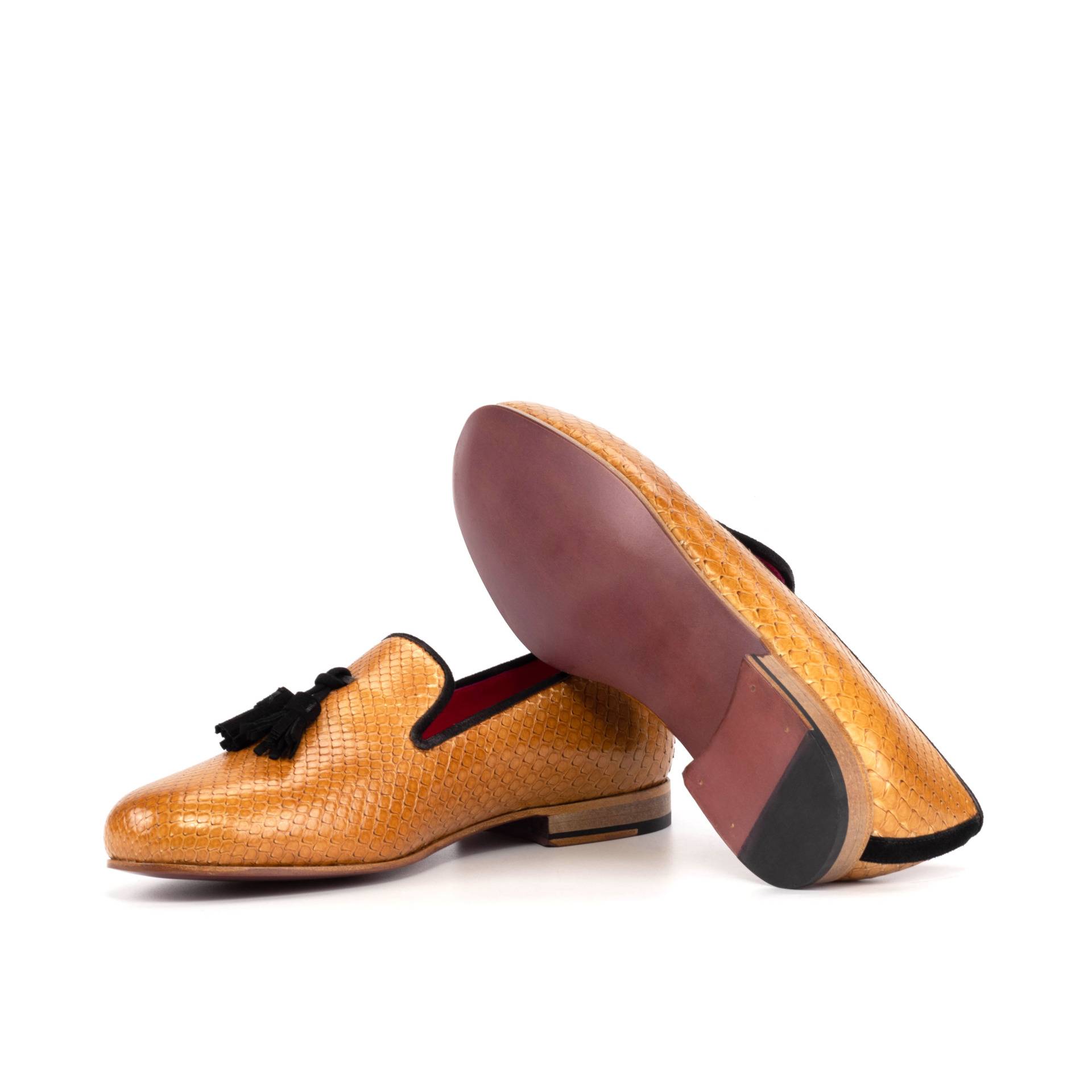 Tan Python Men's Wellington Slippers