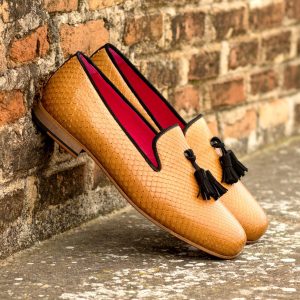 Tan Python Men's Wellington Slippers