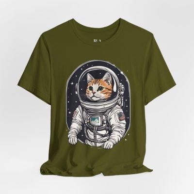 Cosmic Kitty - Premium Jersey Cotton Graphic Tee