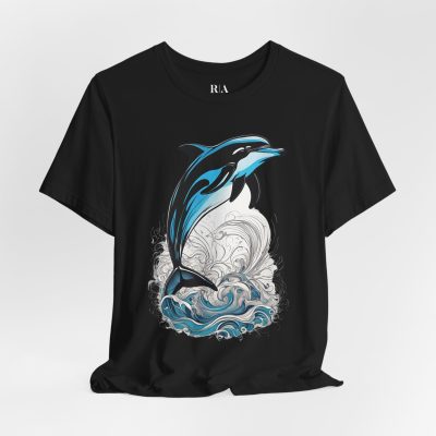 Dolphin's Dance - Premium Jersey Cotton Graphic Tee