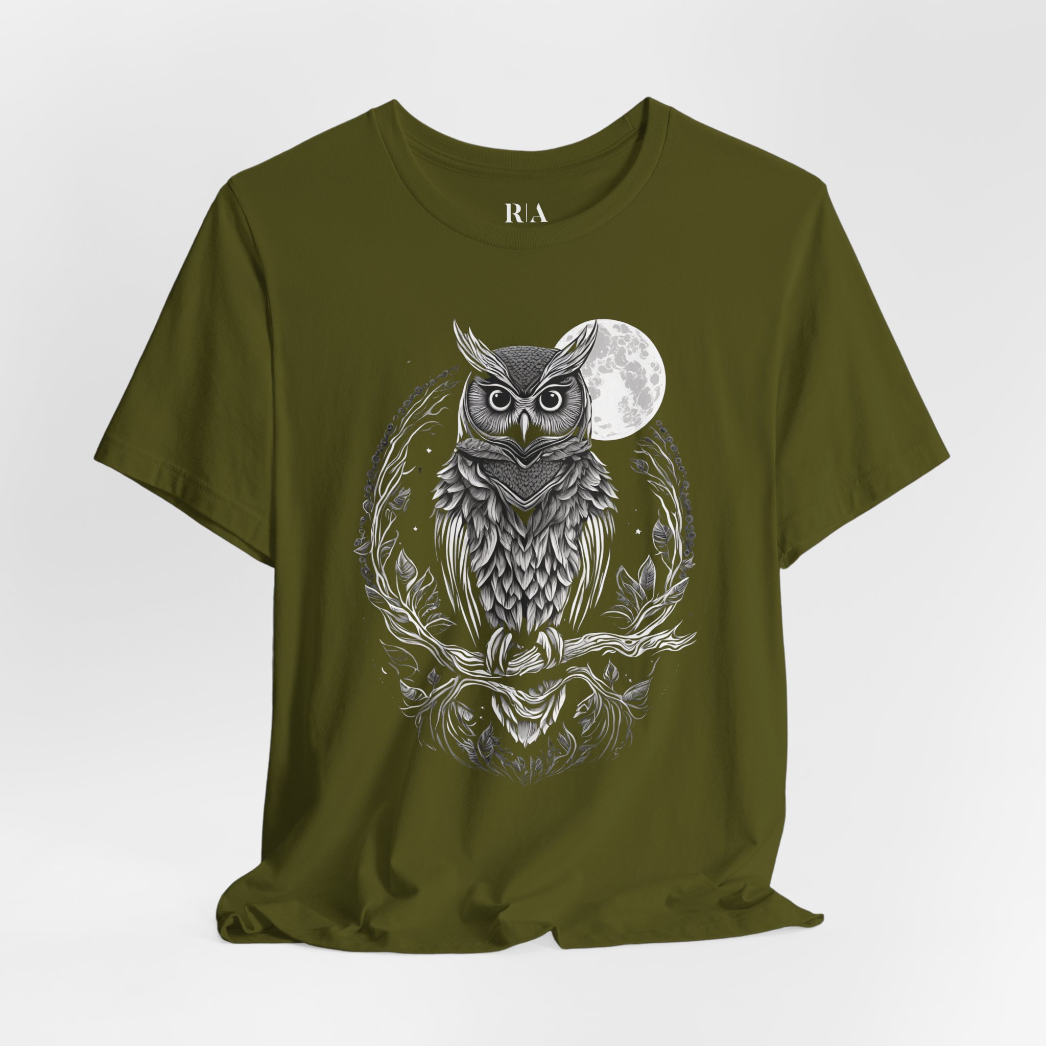 Guardian of the Night - Premium Jersey Cotton Graphic Tee - Image 2