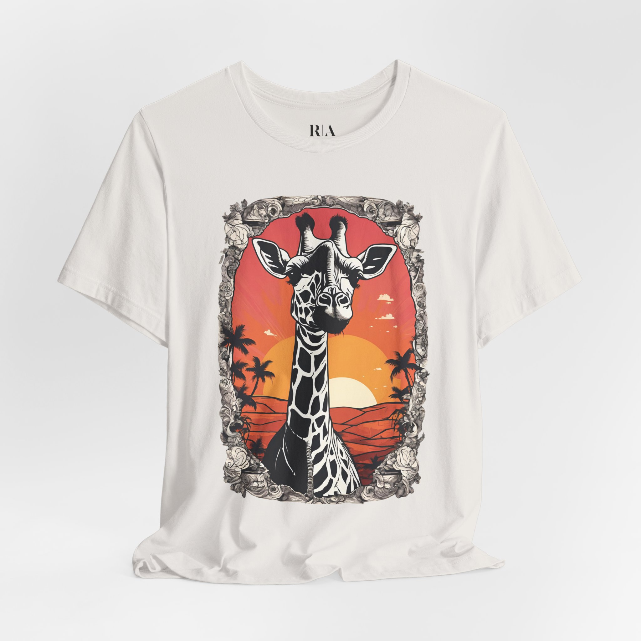 Safari Sunset - Premium Jersey Cotton Graphic Tee - Image 5