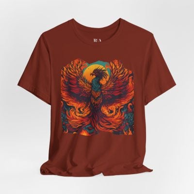 The Fiery Ascension - Premium Jersey Cotton Graphic Tee