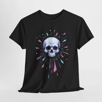 Synthwave Skull - Graphic Tee
