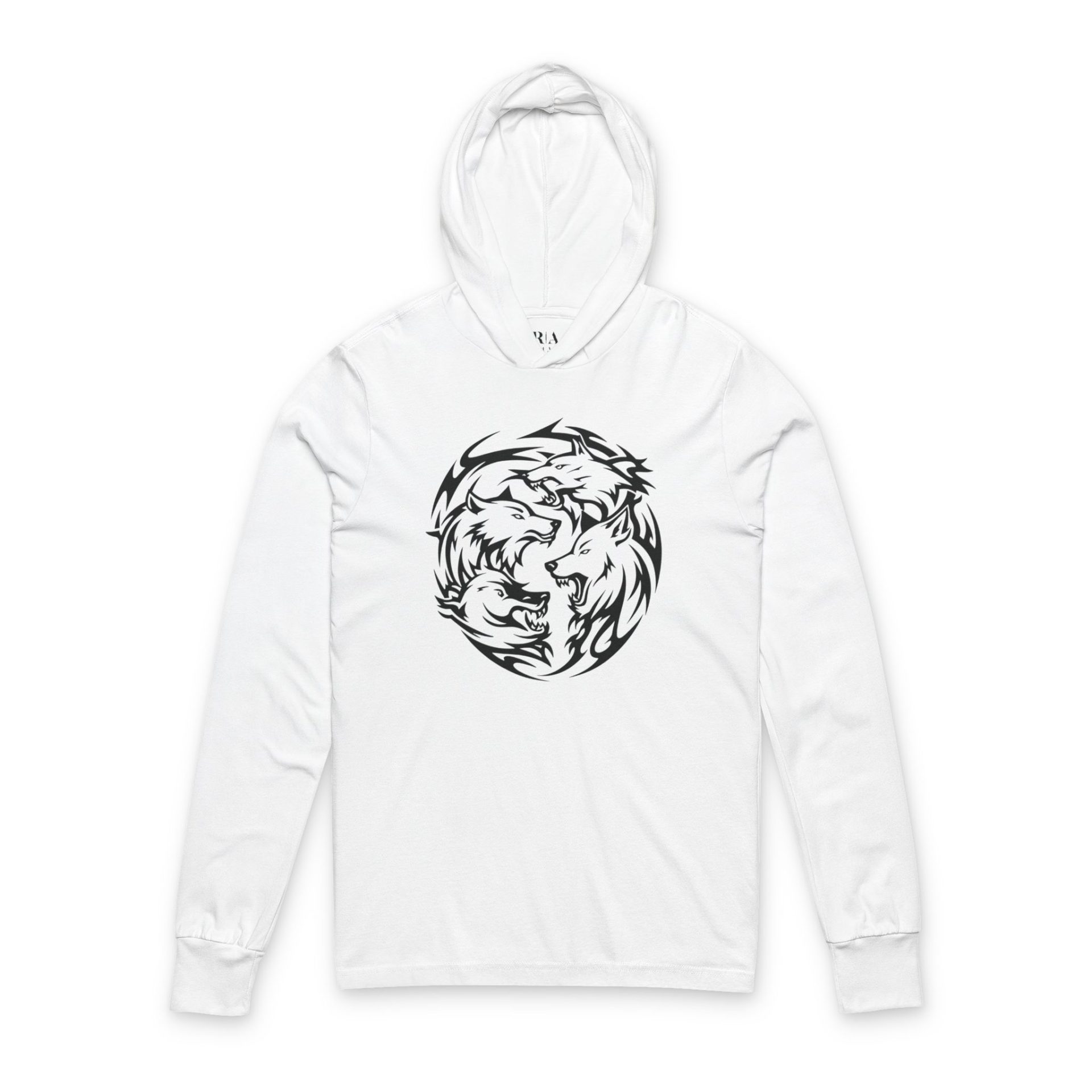 Alpha’s Embrace - Hooded Long Sleeve Tee Shirt