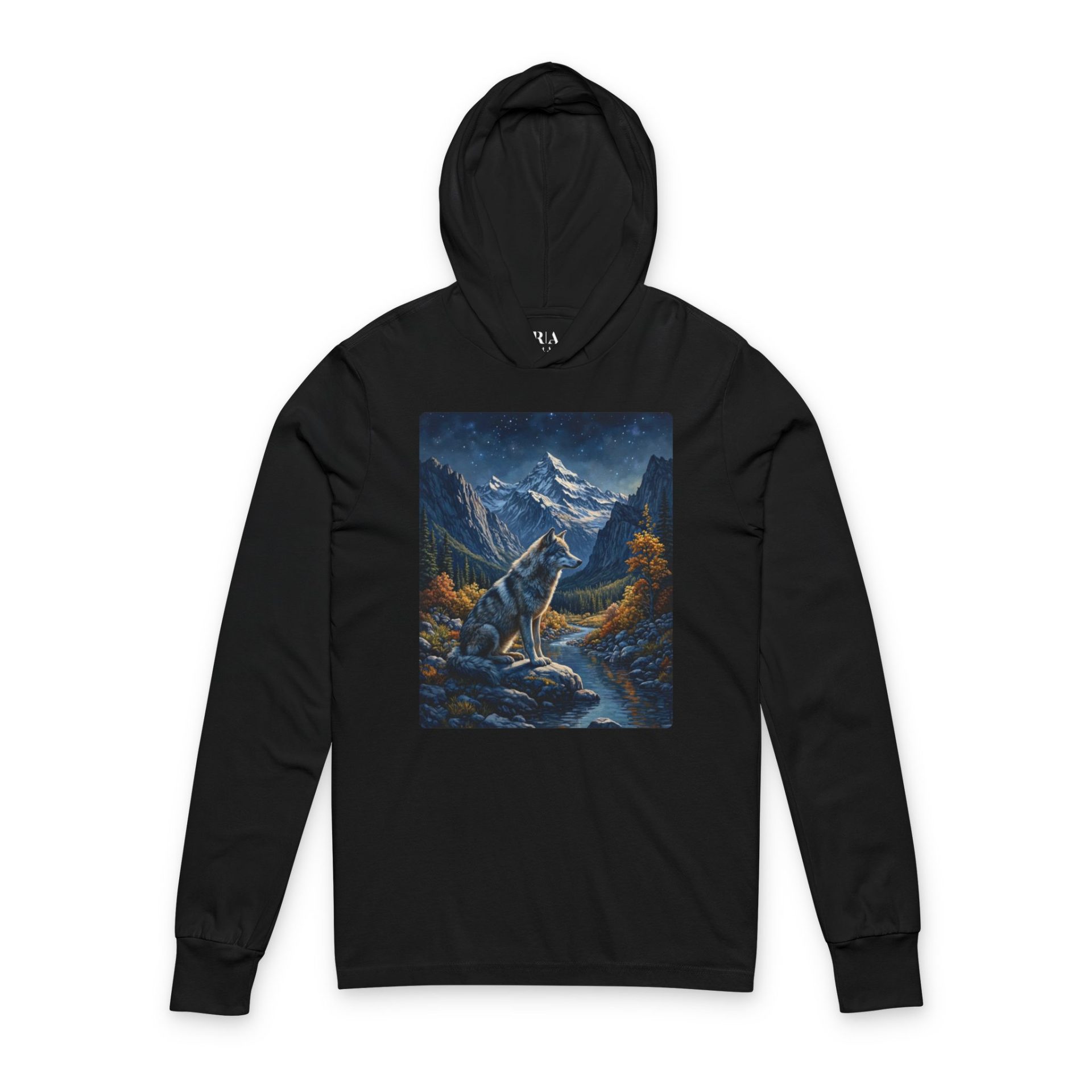 Alpine Guardian - Hooded Long Sleeve Tee Shirt - Image 2