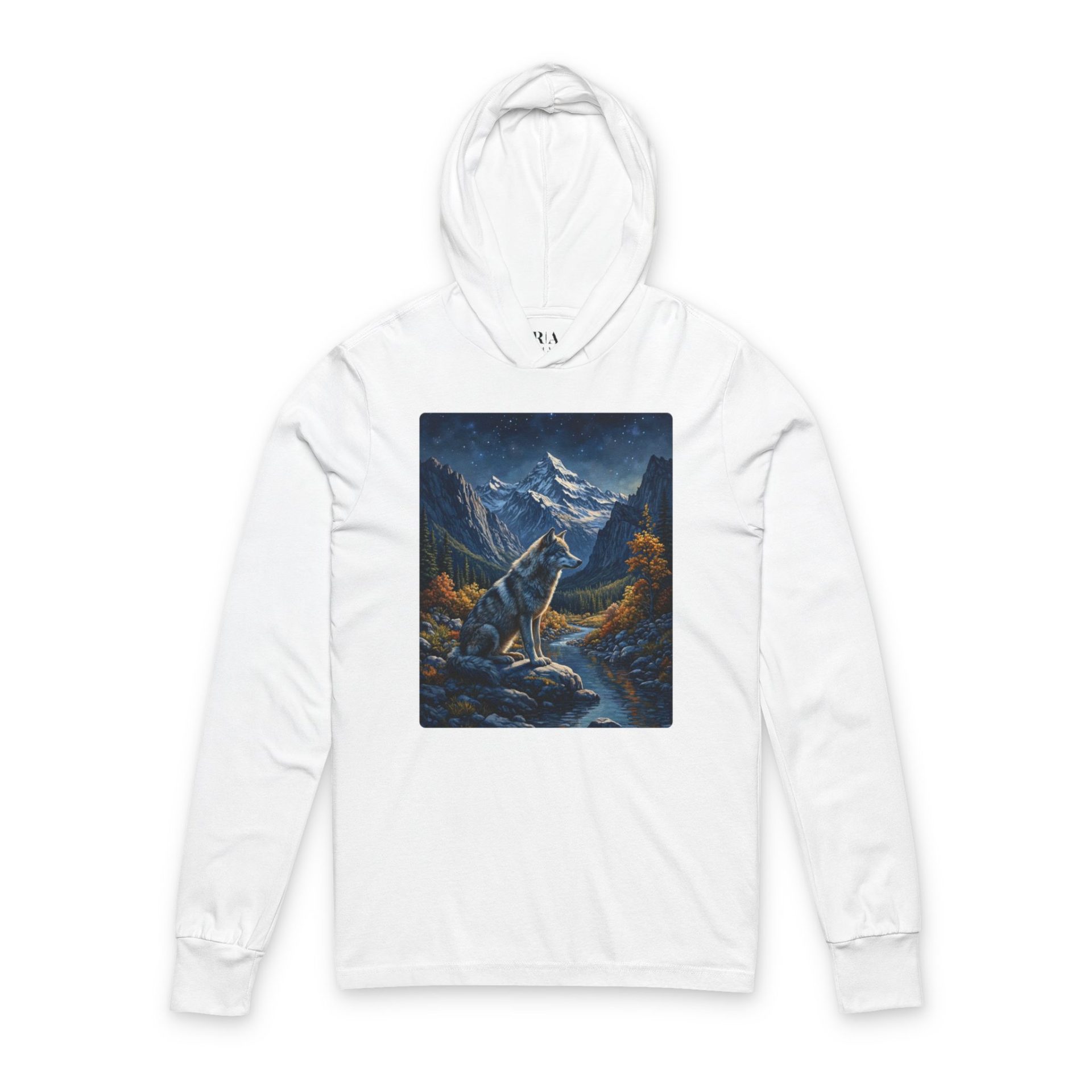Alpine Guardian - Hooded Long Sleeve Tee Shirt