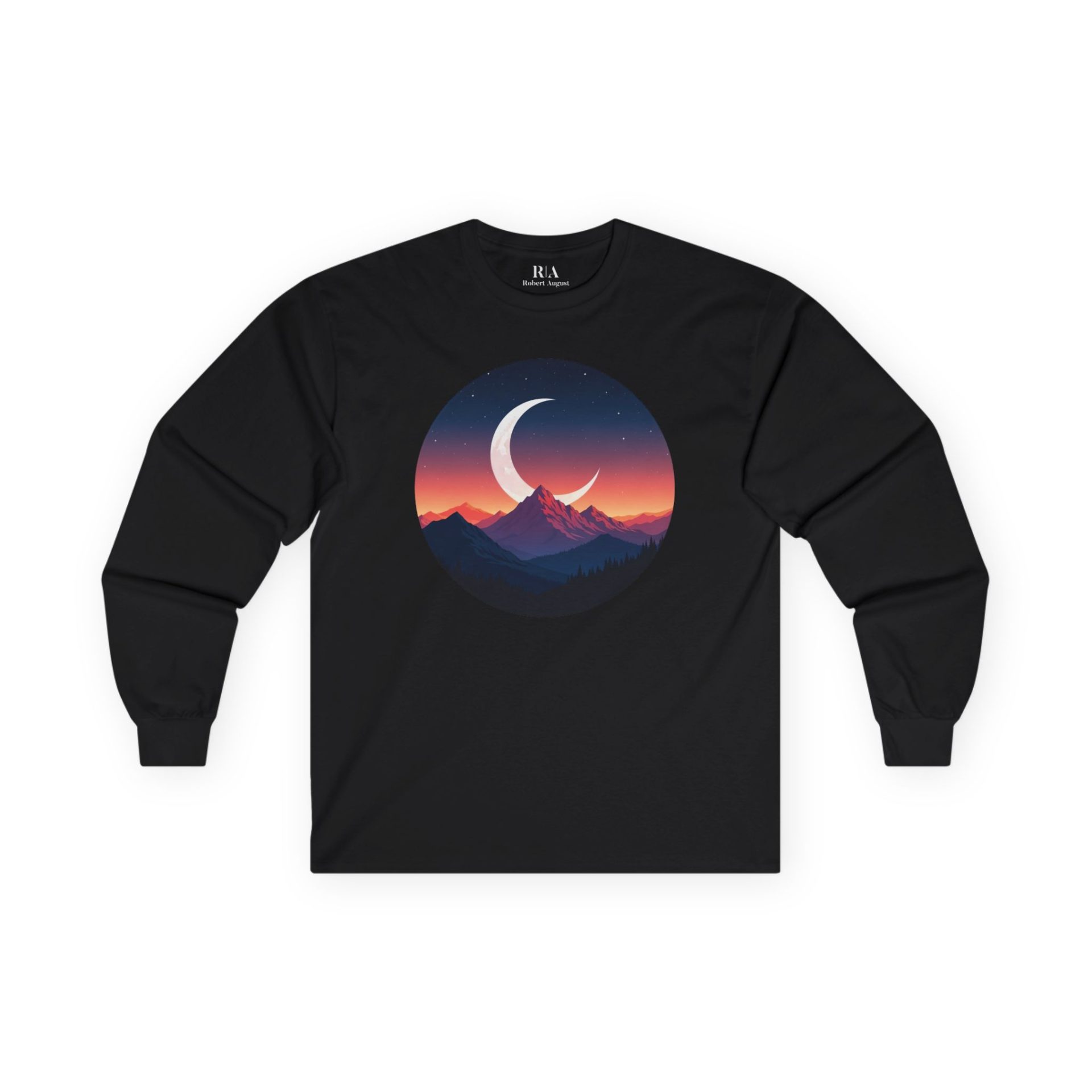 Alpine Moonlit Dream - Long Sleeve Graphic Tee