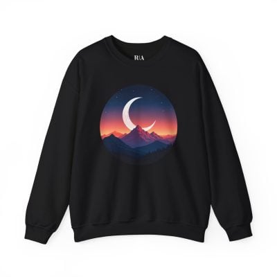 Alpine Moonlit Dream - Graphic Sweatshirt