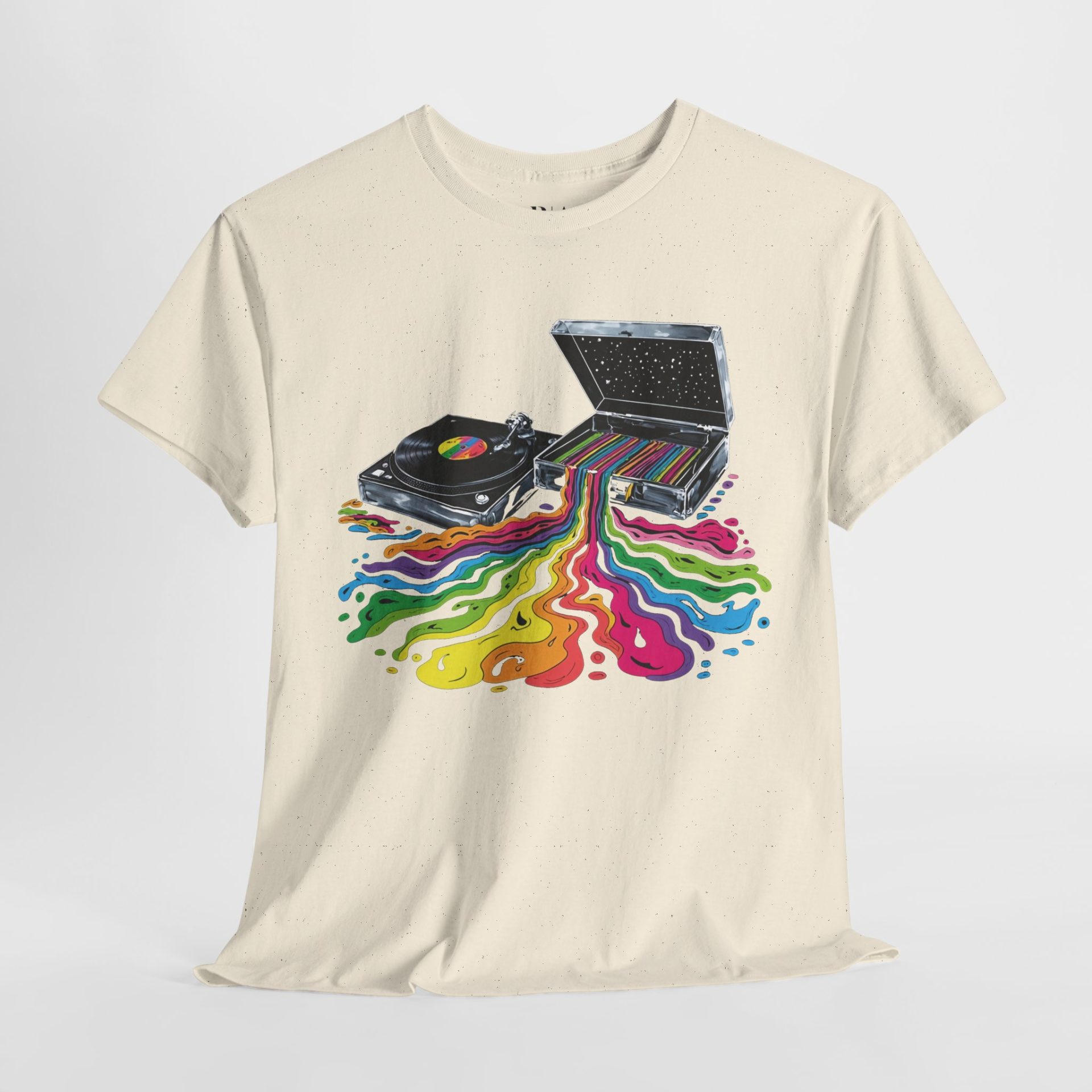 Galactic Vinyl Dreams- Graphic Tee - Image 2