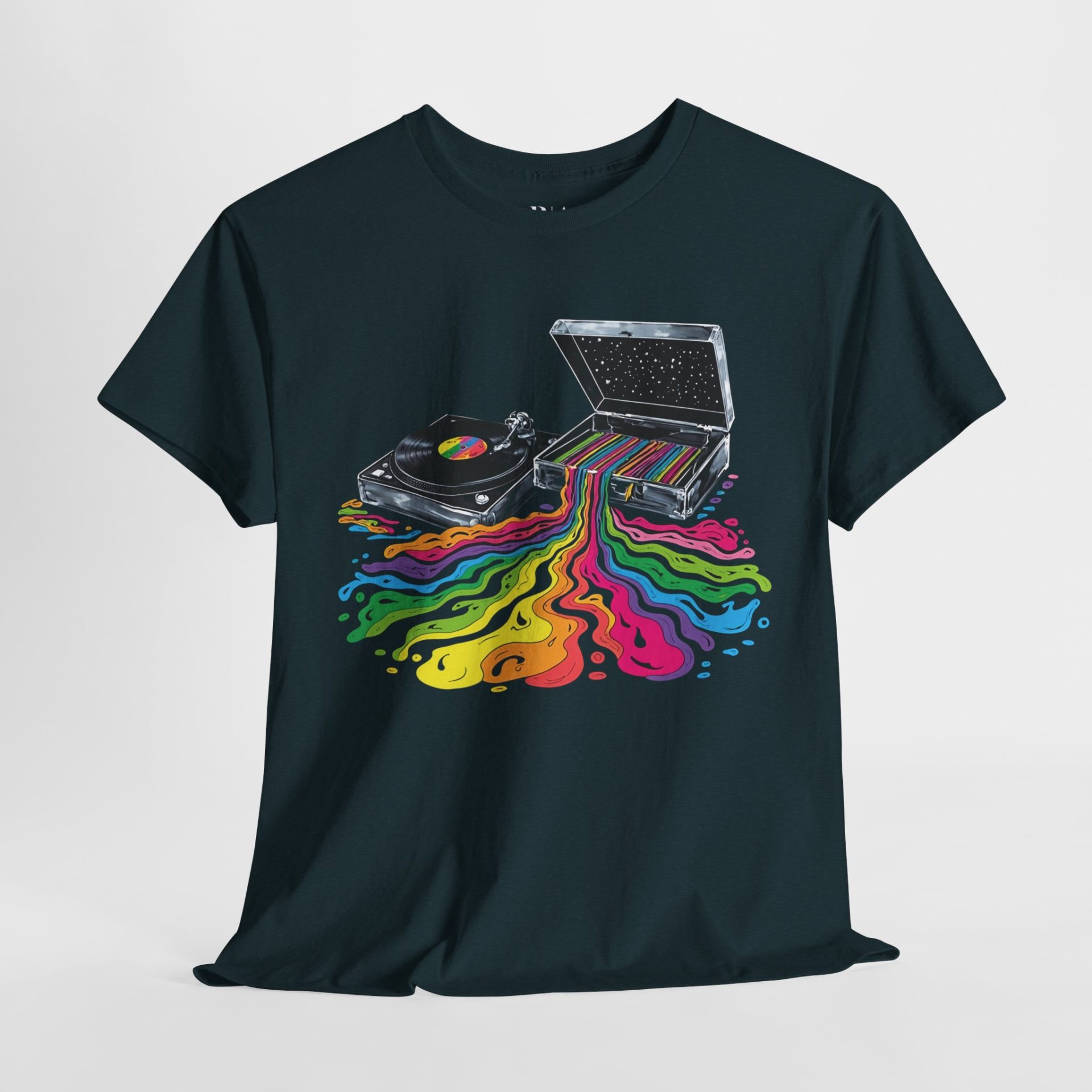 Galactic Vinyl Dreams- Graphic Tee - Image 4
