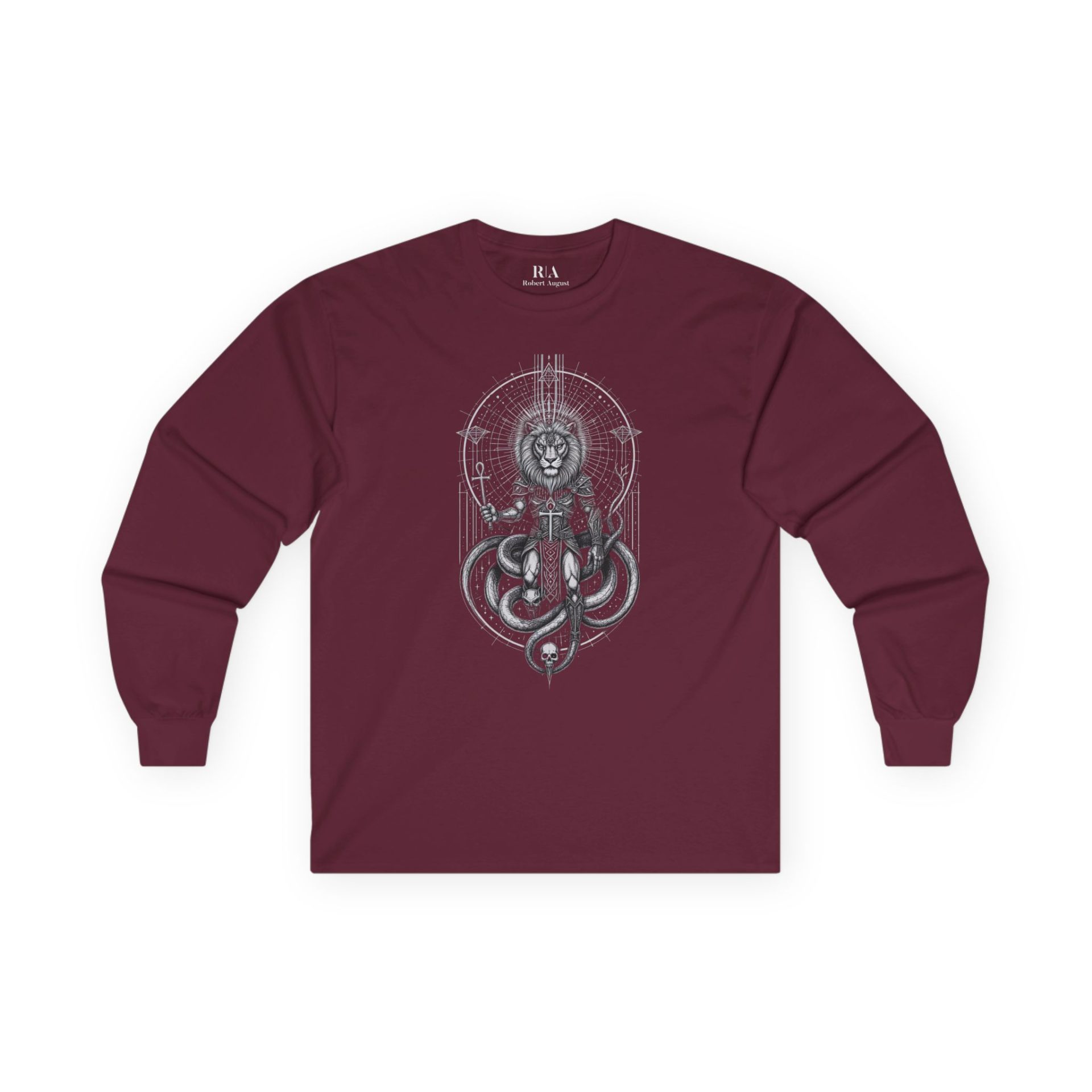 Ankh of Valor - Long Sleeve Graphic Tee - Image 2