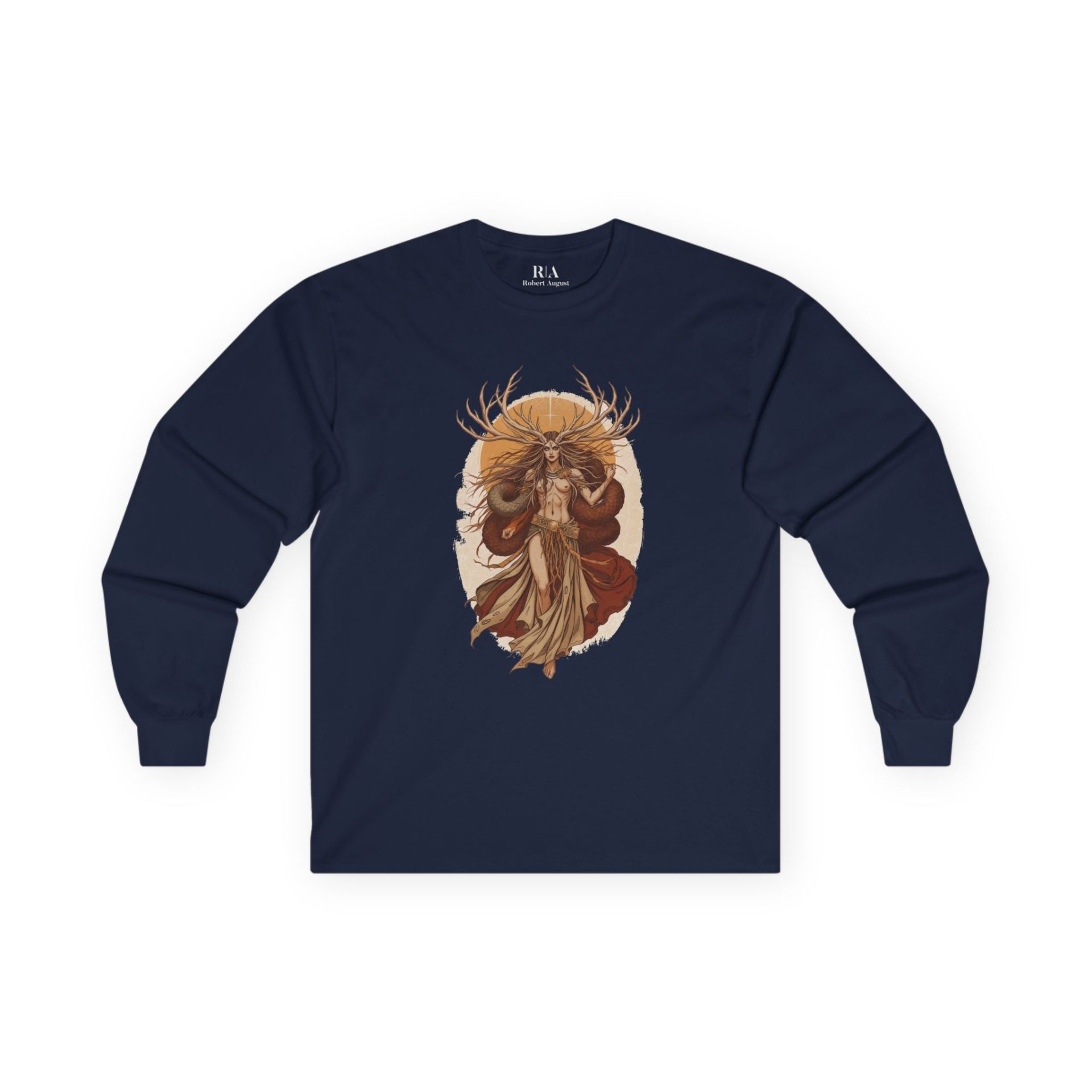 Guardian of the Mystical Wilds - Long Sleeve Graphic Tee - Image 7