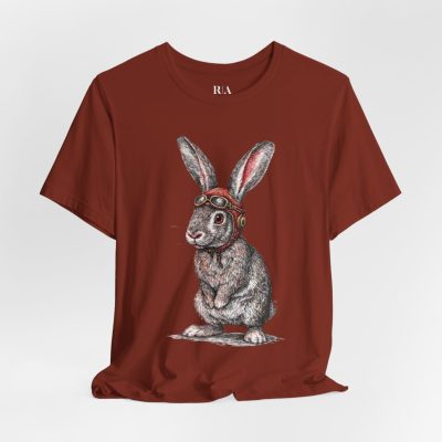 Barnstorming Bunny- Premium Jersey Cotton Graphic Tee