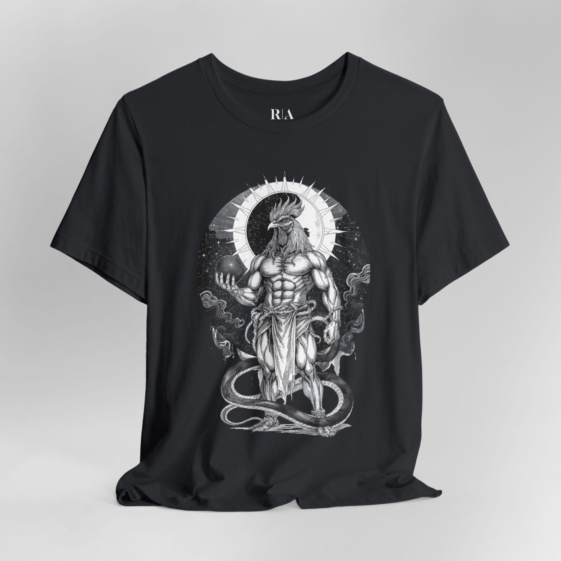 Celestial Cockatrice - Premium Jersey Cotton Graphic Tee - Image 2
