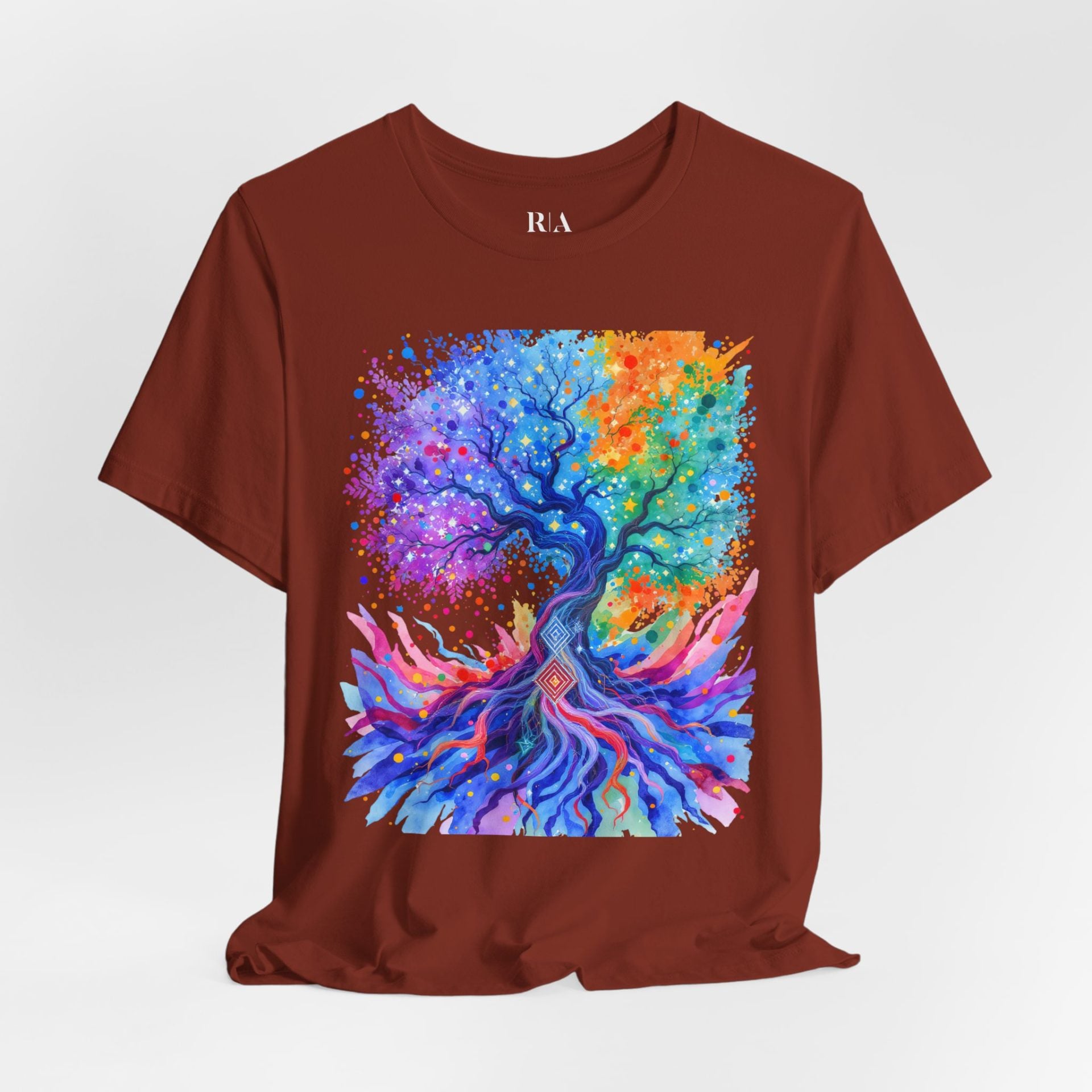 Chromatic Canopy - Premium Jersey Cotton Graphic Tee - Image 3