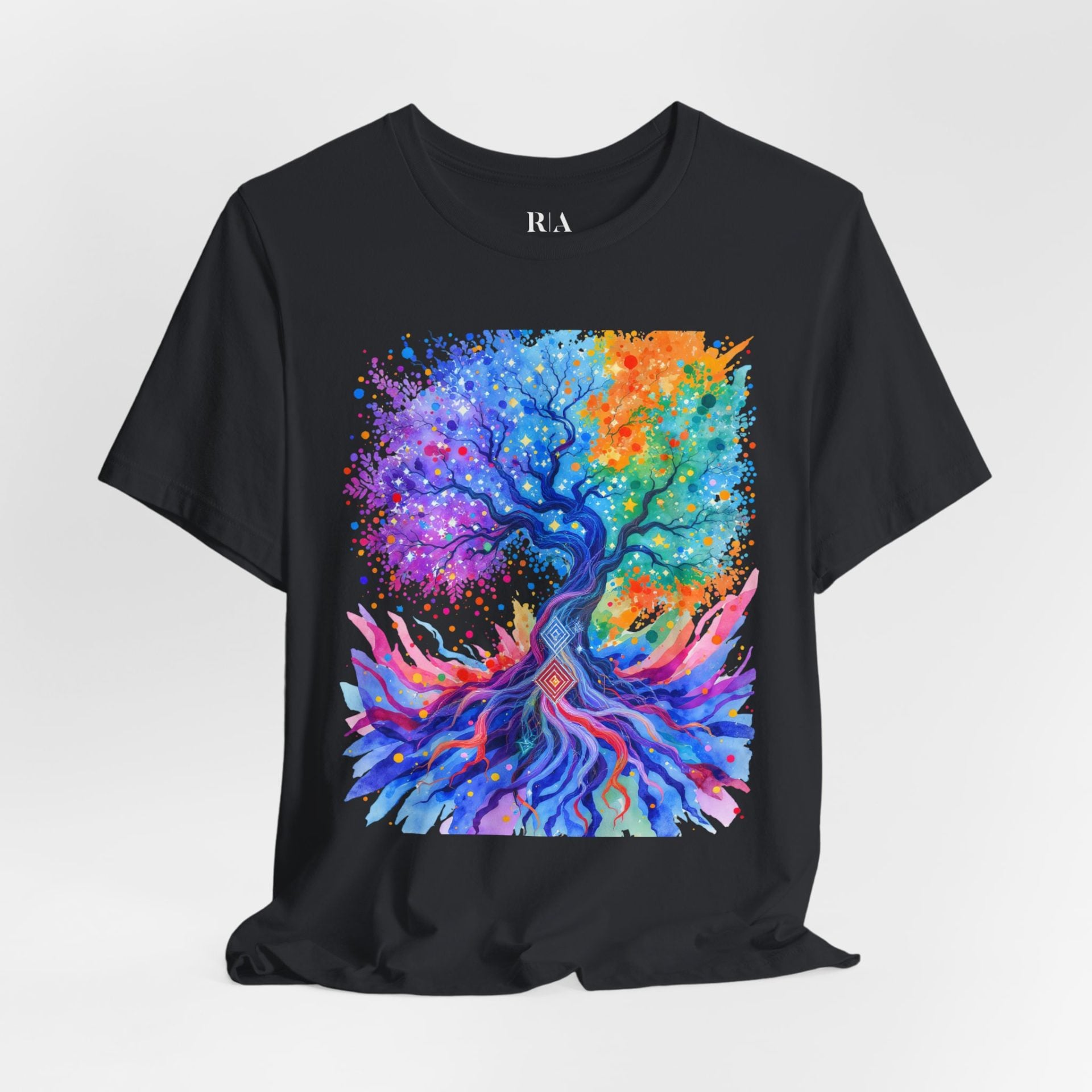 Chromatic Canopy - Premium Jersey Cotton Graphic Tee - Image 2