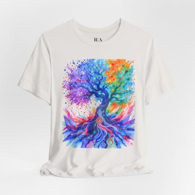 Chromatic Canopy - Premium Jersey Cotton Graphic Tee