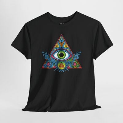 Psychedelic Eye of Providence - Graphic Tee