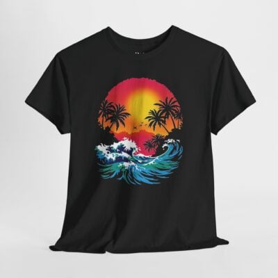 Surfing the Neon Tide - Graphic Tee